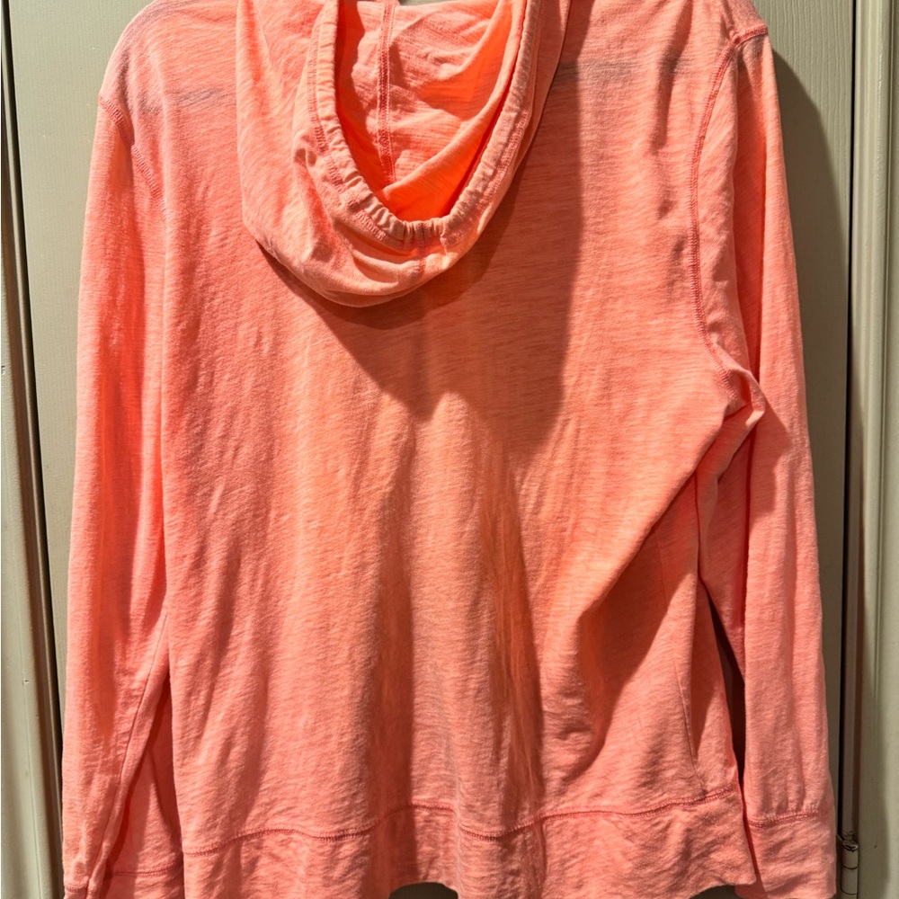 Old Navy Women’s Coral Zip-Up Hoodie - Picture 3 of 5